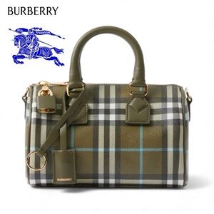 NEW BURBERRY BOWLER BAG MINI IN OLIVE